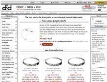 Tablet Screenshot of drumfactorydirect.com